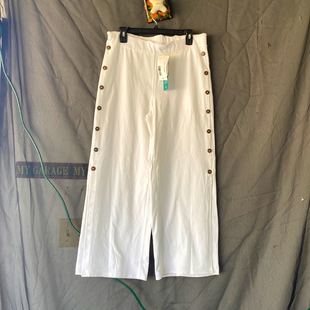 Loose wide leg ankle pants